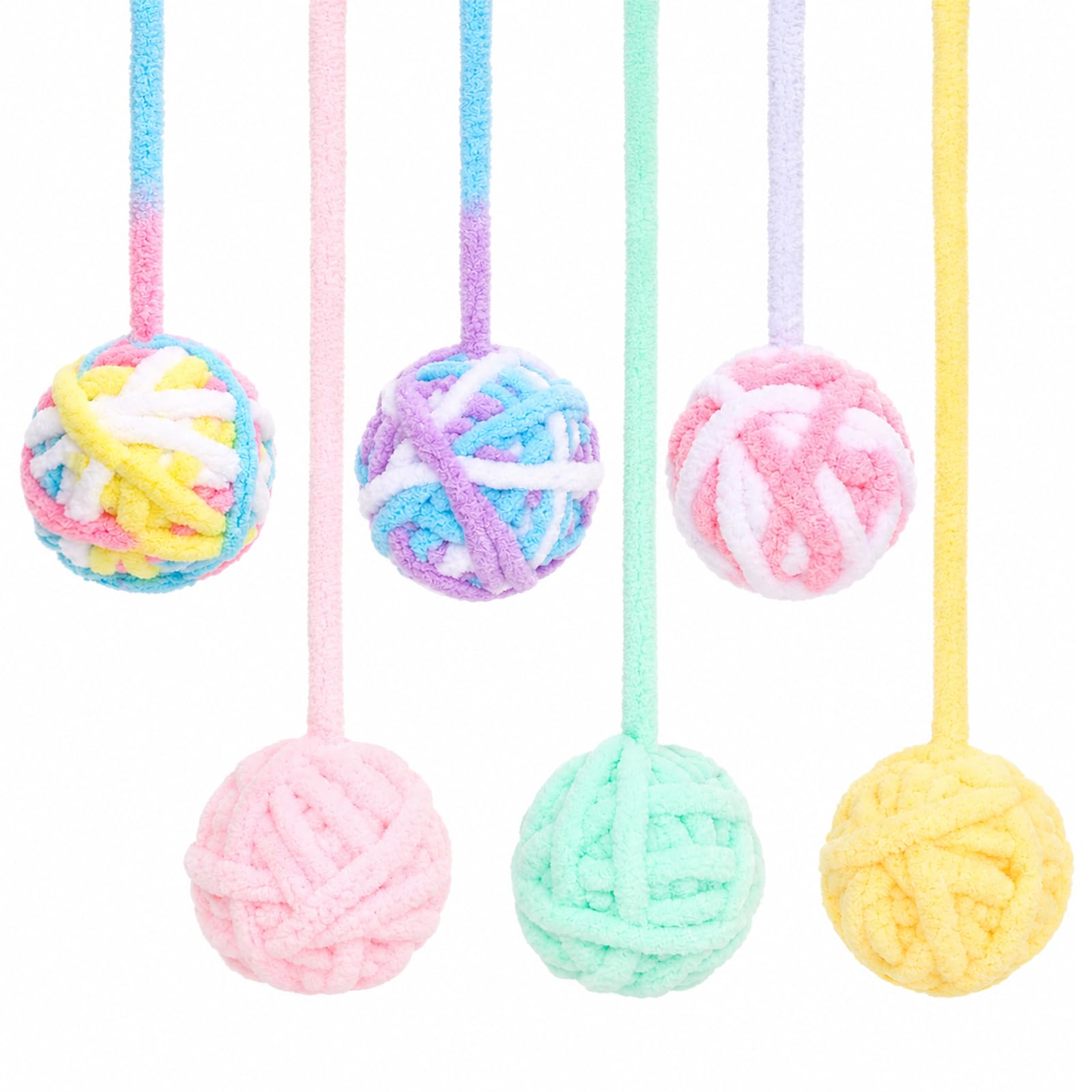 Cat Toys Balls Woolen Yarn Cat - Catnip Toys 评论和价格