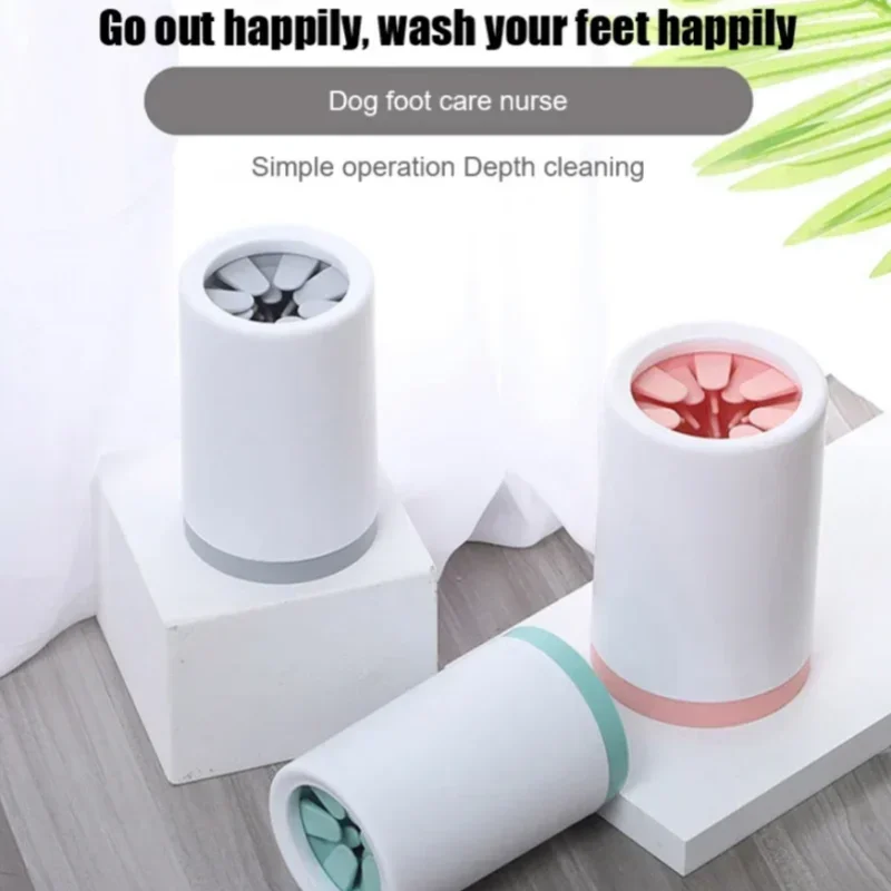 Automatic Pet Foot Washer Cup  - Dog Paw Cleaner 评论和价格