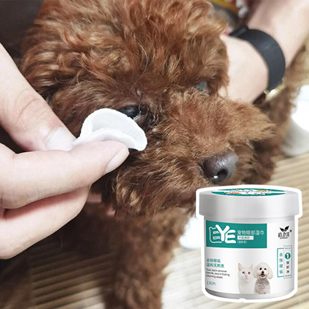 130pcs Eye Wipe For Dogs Cats, - Pet Ear Cleaner 评论和价格