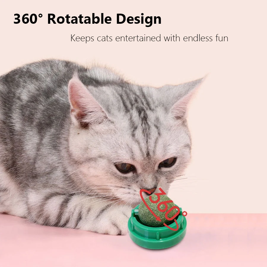 Spinning Catnip Mint Ball for  - Catnip Toys 评论和价格
