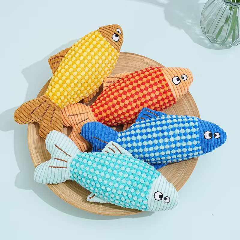 Plush Catnip Fish Toy Interact - Catnip Toys 评论和价格