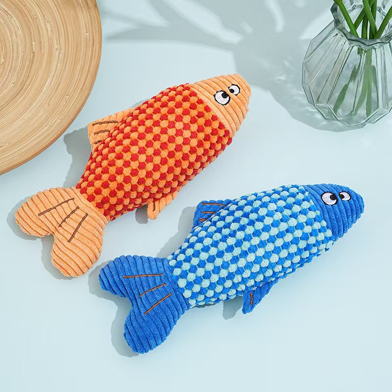 Plush Catnip Fish Toy Interact - Catnip Toys 评论和价格