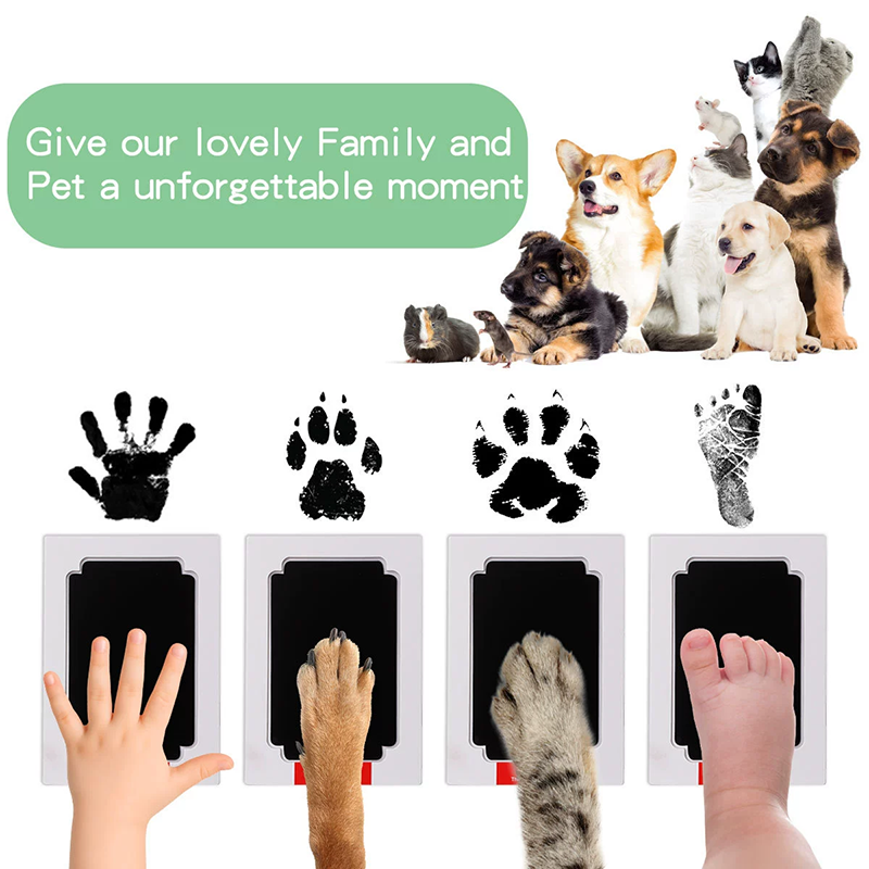 Non Toxic Baby Hand Footprint  - Dog Paw Cleaner 评论和价格