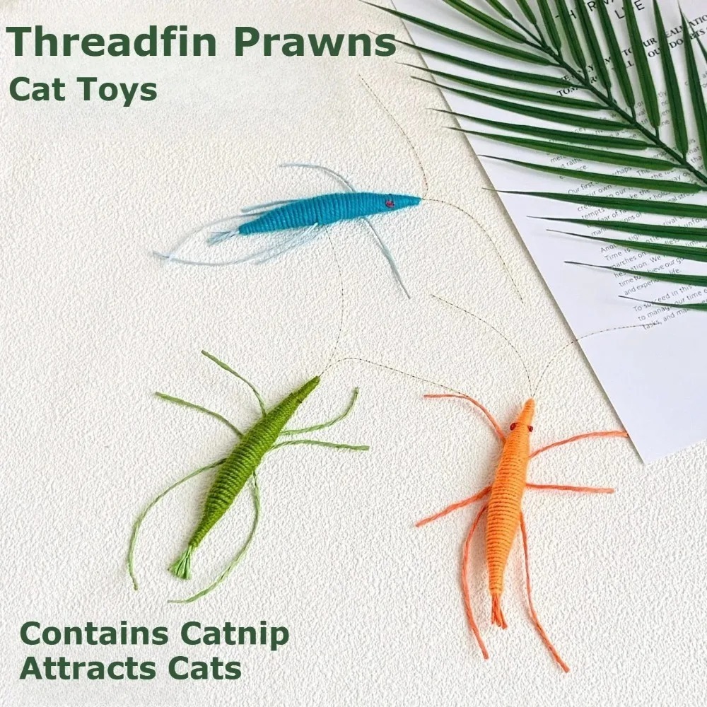 New Woolen Prawn Cat Toy Conta - Catnip Toys 评论和价格