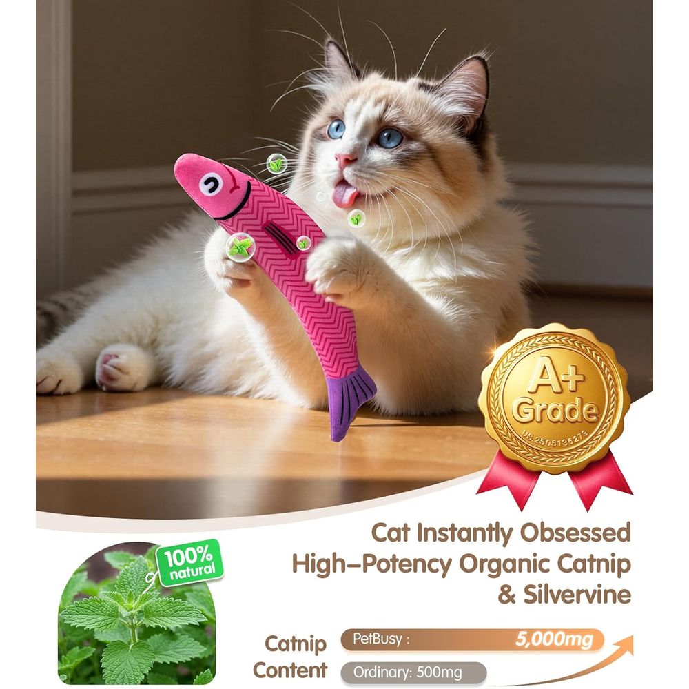 Cat Toys with 5000mg A+ Natura - Catnip Toys 评论和价格