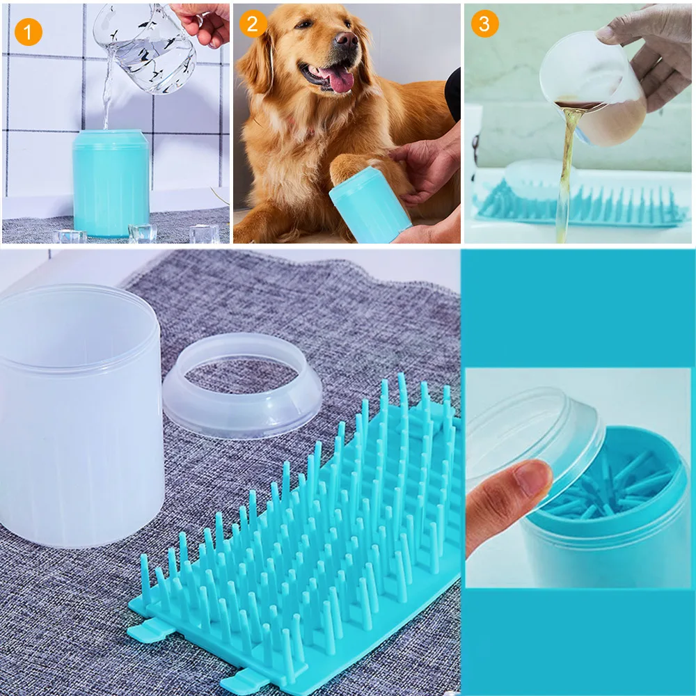 Paw Plunger Pet Paw Cleaner So - Dog Paw Cleaner 评论和价格